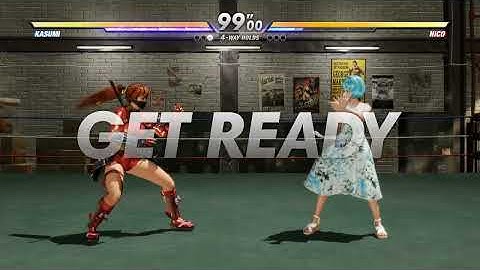 Dead or Alive 6 | Kasumi 💥 NiCO | CPU vs CPU AI vs AI (hardest level 8)