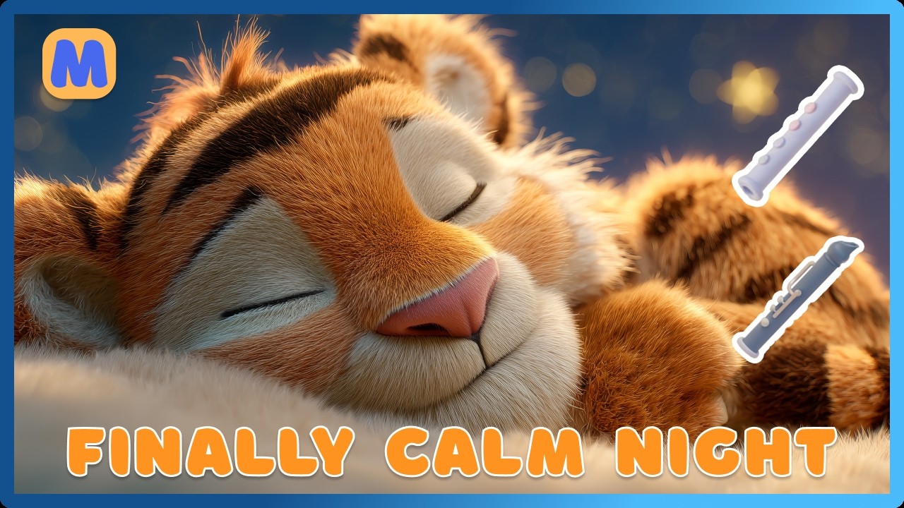 Sleep Music for Kids 💤 Smart Lullaby with Quiet Flute & Clarinet