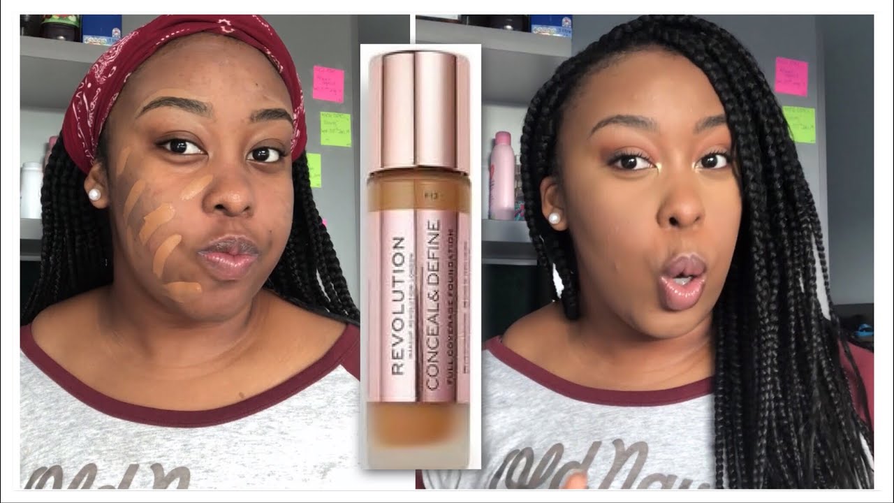 makeup revolution define and conceal foundation