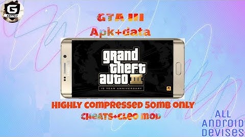 How to download GTA III cheats+cleo mod || highly compressed 50mb only || All Android Devices ||