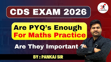 Is PYQ Enough For CDS MATHS Exam 2026? #cds2026