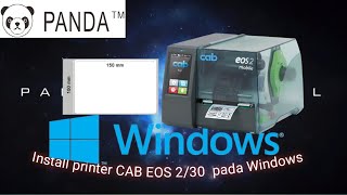 Cab Barcode Printer Eos 2300 Thermal 100X150 Tokopedia