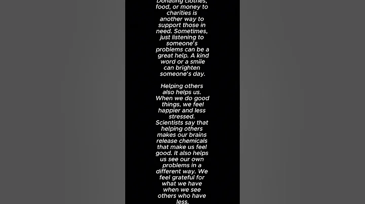 Helping others in need  #readingchallenge #reading #english