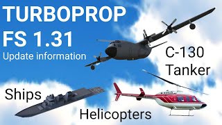 TURBOPROP FS 1.31 CONCEPT - SHIPS, HELICOPTERS, TANKER | Turboprop Flight Simulator Update screenshot 5