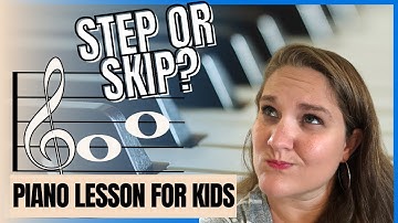 Reading Steps and Skips | Reading Music on the Staff | Piano Lessons for Kids