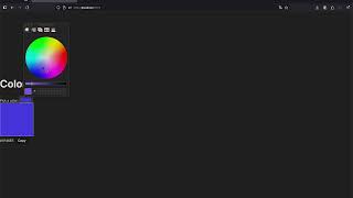 Color-picker app in react vite and typescript