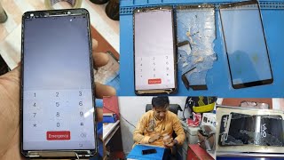 Vivo v7 plus broken  glass replasment | screen  repair | crack  glass change