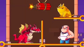 Save Girl Pull The Pin - Save The Girl - Gameplay Walkthrough Part 5 Levels 63-73 (Android & iOS) #5