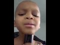 Kid uses moms voice box on  rockstar