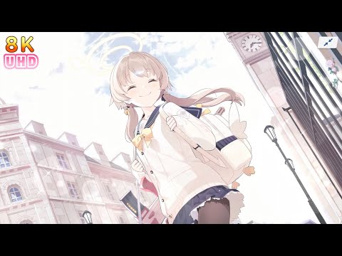 《블루아카이브4K-8K》 히후미 메모리얼  #트리니티