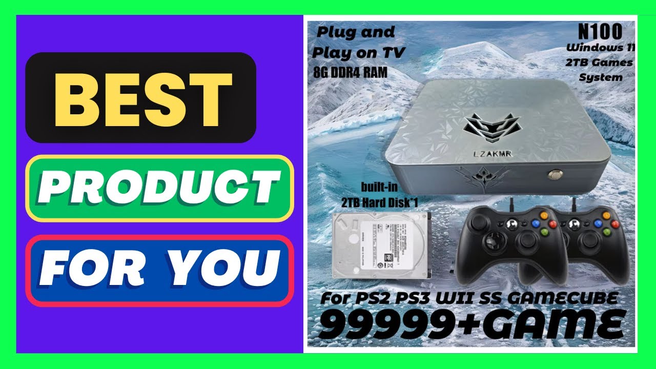 LZAKMR NEW Upgrade AK1 Pro Game Box