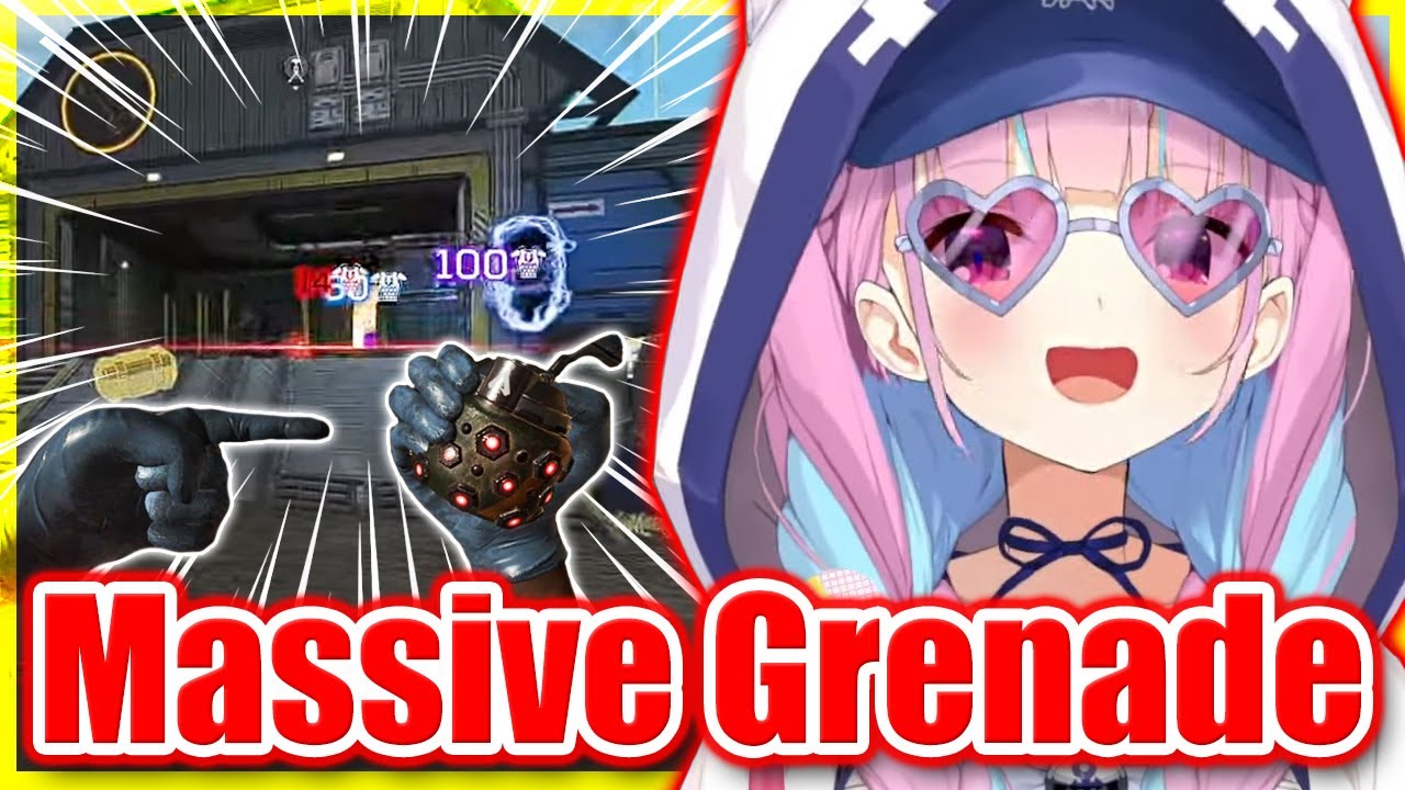 Aqua WIPES a squad with a HUGE grenade, gets 3rd partied, CRUSHES them too - Apex 【ENG Sub Hololive】