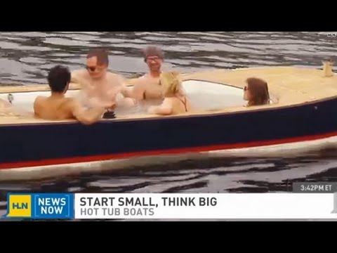 Video: Hot Tub Boats: Den Perfekte Sociale Afstandsvenlige Flugt