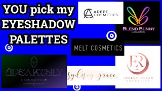 YOU pick my EYESHADOW Palette