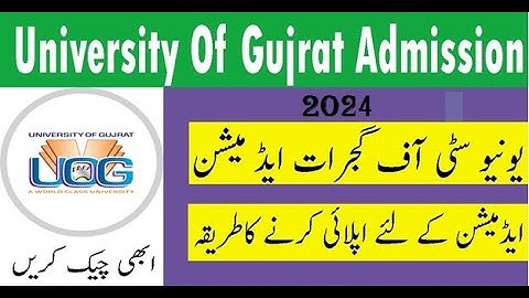 UOG Online Admission Procedure 2025 | UOG Admission Process 2024 | UOG Online Apply ka Tarika