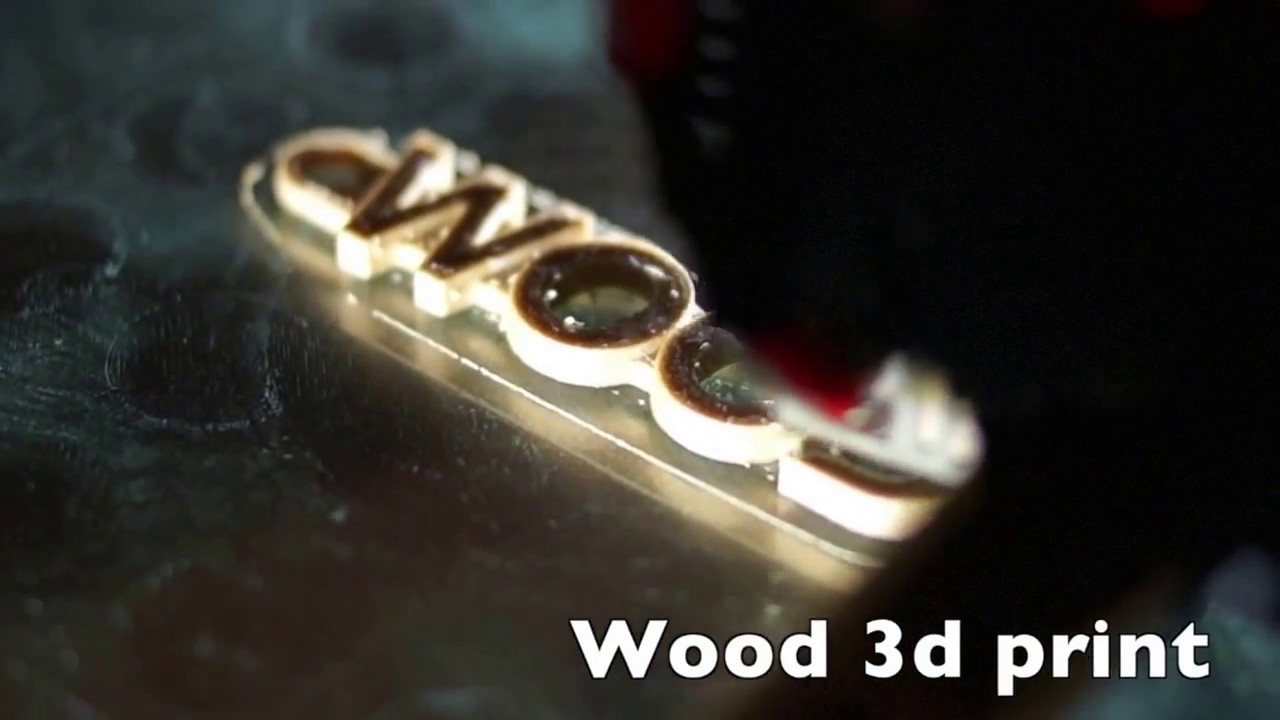 wood 3d printing - YouTube