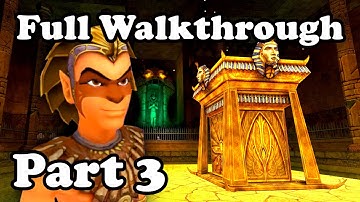 Sphinx and the Cursed Mummy Walkthrough - Part 3 (Luxor Pyramid) | No Commentary/No Cutscenes