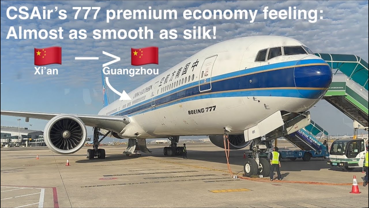 TRIPREPORT | PREMIUM ECONOMY CLASS | China Southern Airlines | Xi’an - Guangzhou | Boeing 777-300ER
