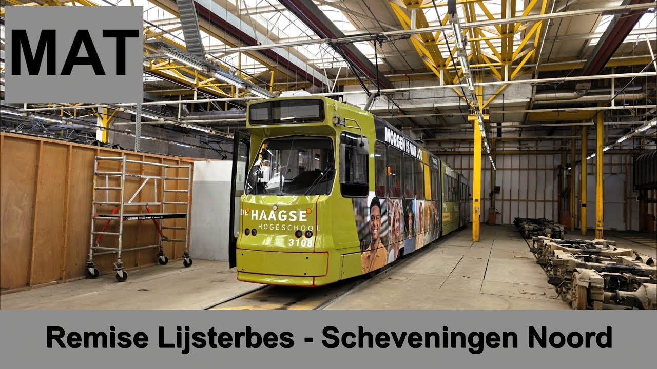 HTM MAT-rit: Remise Lijsterbes - Scheveningen Noord | HTM 3108 | 2025
