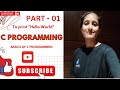 To print "Hello World" | C Programming