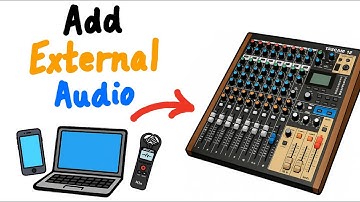 Importing External Audio Tracks into the Tascam Model 12