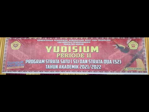 YUDISIUM PERIODE II FAKULTAS HUKUM UNIVERSITAS CENDERAWASIH