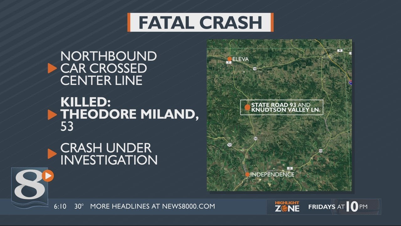 Trempealeau Co. Sheriff's Dept. identifies victim in fatal crash YouTube