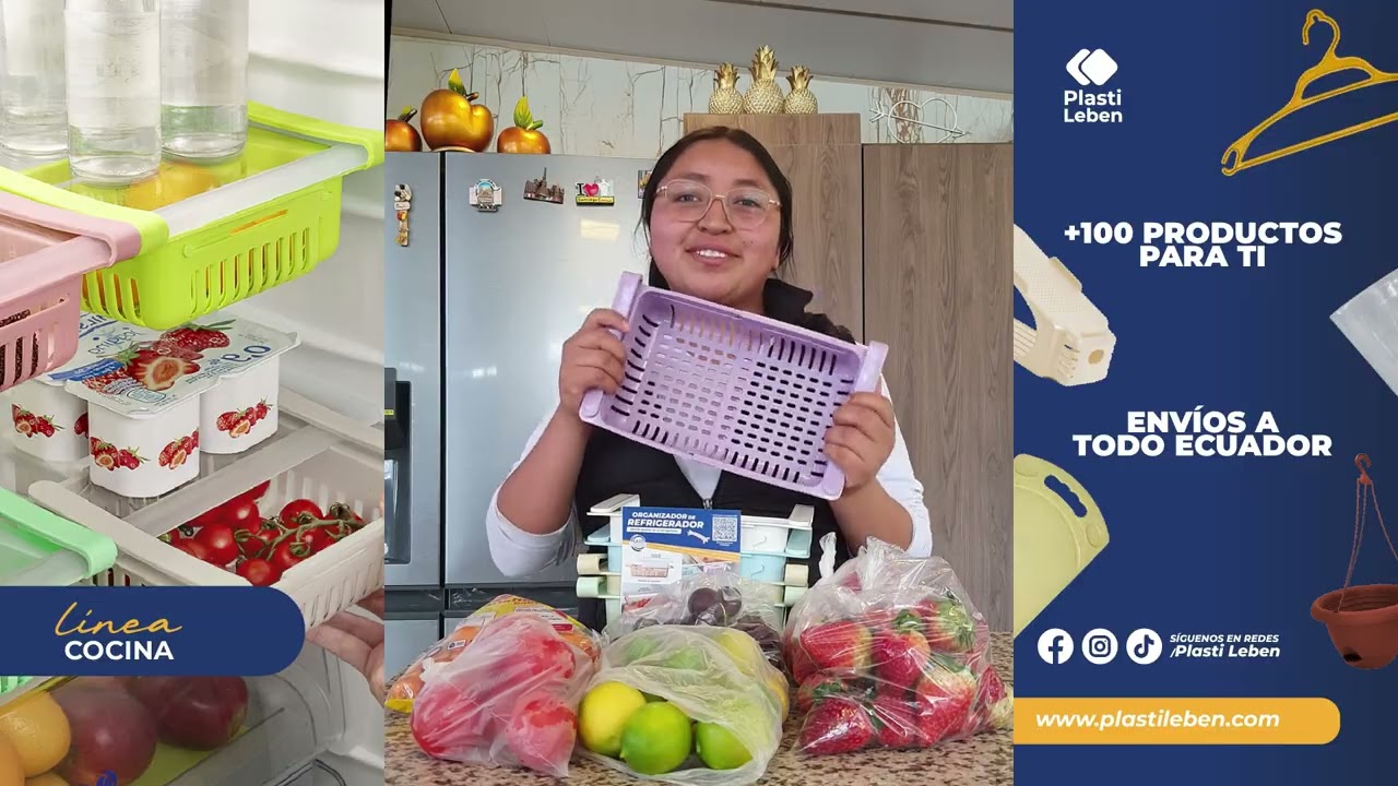 Mi refrigeradora antes y después | Bandejas regulables