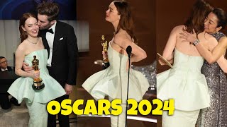 Oscars 2024  Emma Stone wins Best Actress  96th Academy Awards