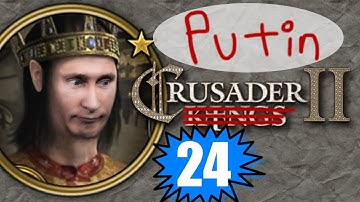 Crusader Putin 24 - Bare-chested Bear Back Ride Into Paris - CK2 ROI