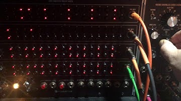 Moon Modular 568 Quad Trigger Source + 530 Voltage Controlled Stereo Delay... sync trick