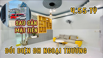 NHÀ BÌNH THẠNH HƠN 4 TỶ ĐỐI DIỆN ĐẠI HỌC NGOẠI THƯƠNG 40m2