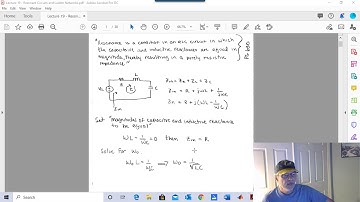 EE310 - Lecture 19 - Resonant Circuits and Ladder Networks