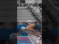 88 years between these two Olympic swimming finals. 🕰️ #shorts