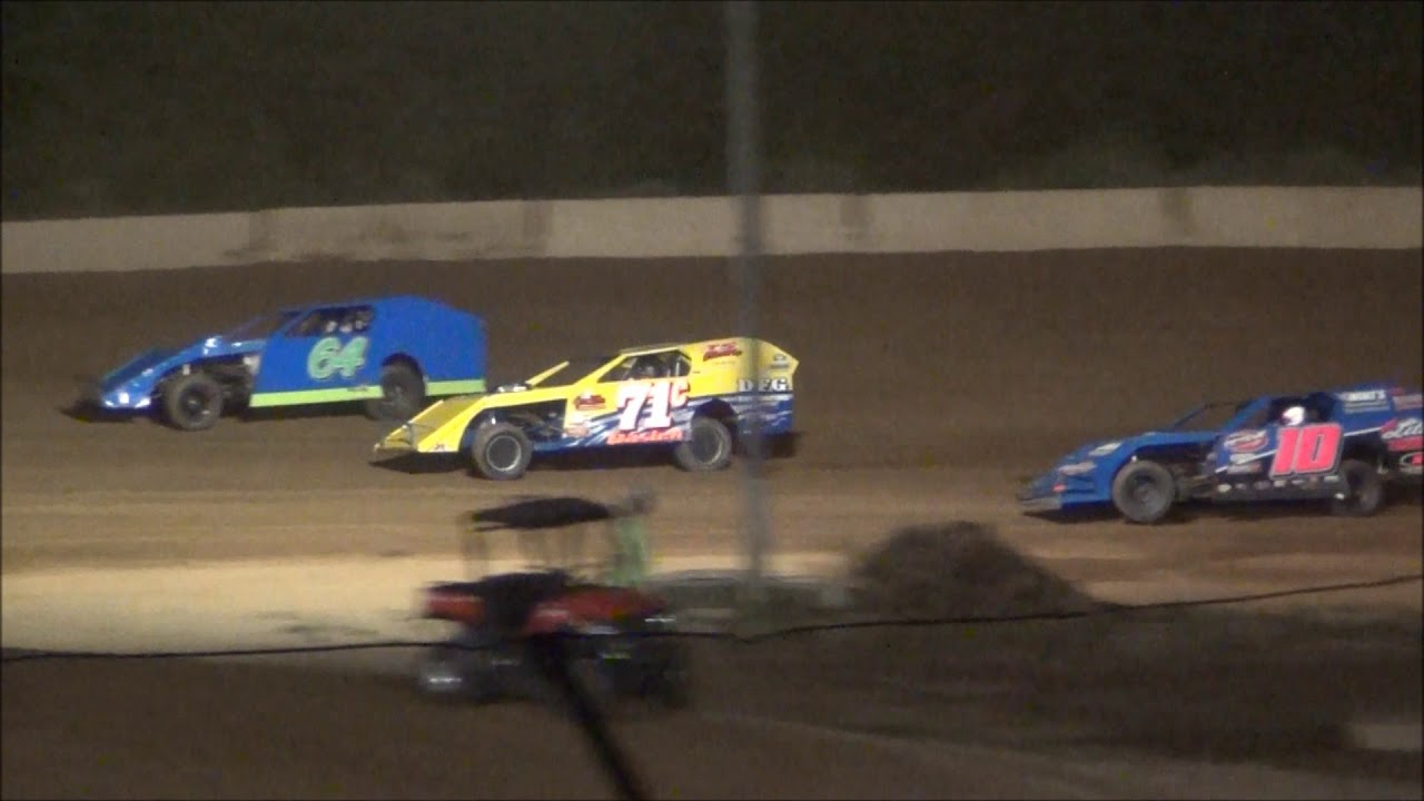 Legendary Hilltop Speedway AMRA Modified Feature 8-25-2017 - YouTube