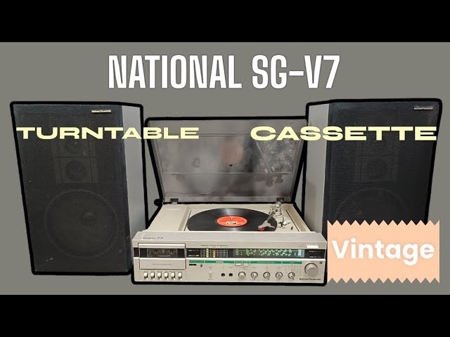 NATIONAL SG-V7 ( SOLD OUT JI, in Dehradun)turntable/cassette/tuner