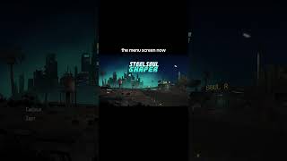 menu concepts vs final result! #cyberpunk #indiegames #repairsim #gamedev #simulationgame