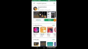 iPhone x and OnePlus 6 navigation bar in any android