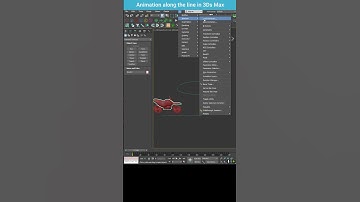 Animating an Object Along a Path in 3ds Max #shorts #3dsmax #animation