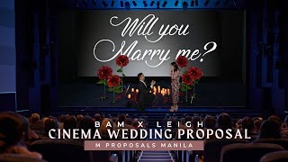 Bam x Leigh Proposal | Cinema Wedding Proposal | M Proposals Manila, Philippines