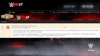 WWE 2K17 Save Bug (PART 2) - Too many logos could corrupt your save! USE CLOUD STORAGE! screenshot 3