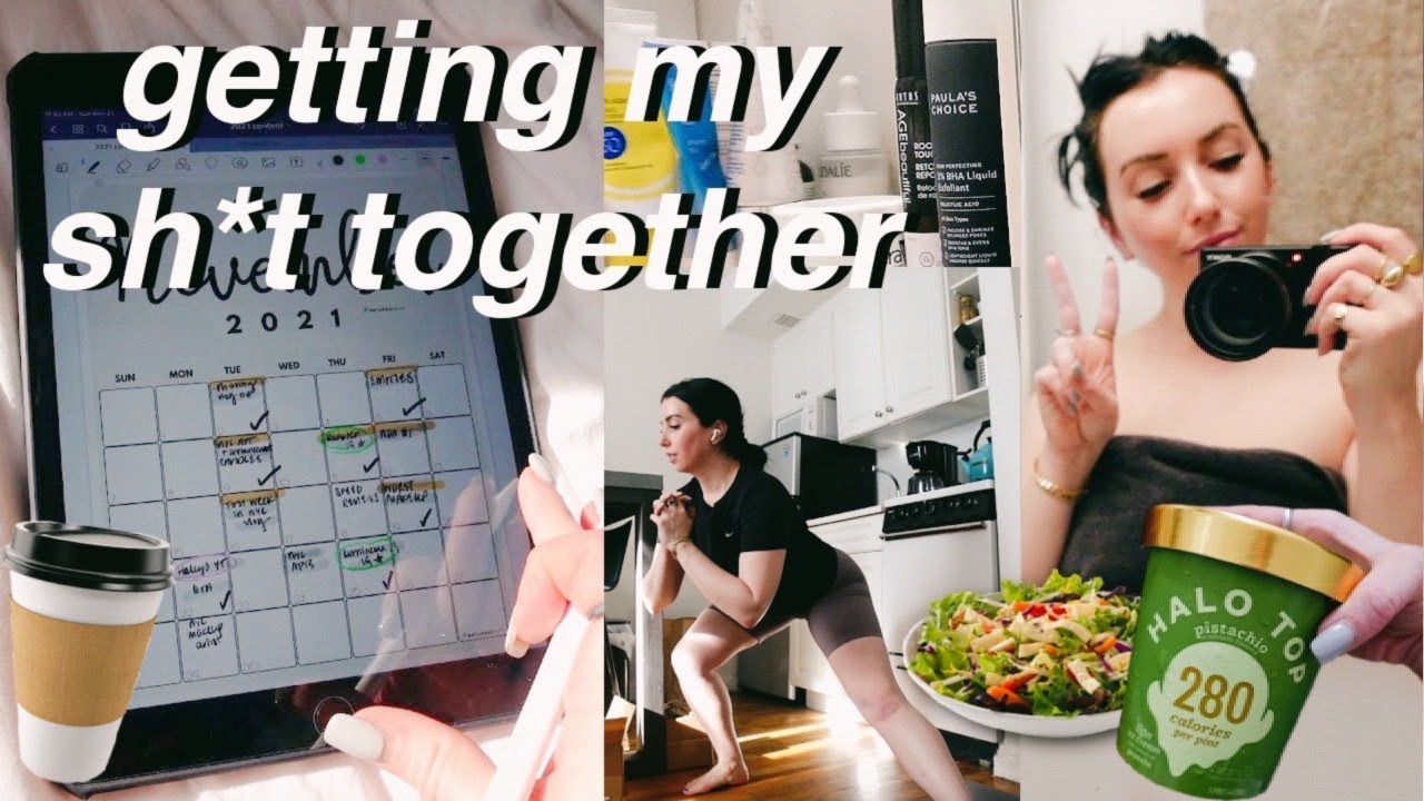 reset vlog // ipad planning, getting into shape, grocery haul, skincare...new york city vlog