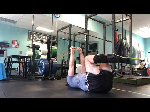 TonyGentilcore.com - Core Engaged Deadbug with Band Resisted Hip Flexion