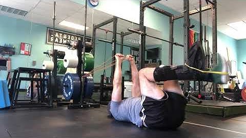 TonyGentilcore.com - Core Engaged Deadbug with Band Resisted Hip Flexion