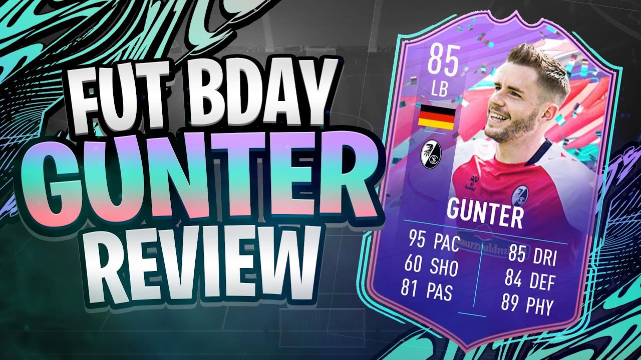 FUT BIRTHDAY GUNTER REVIEW! | FIFA 21 PLAYER REVIEWS | OBEZGAMING