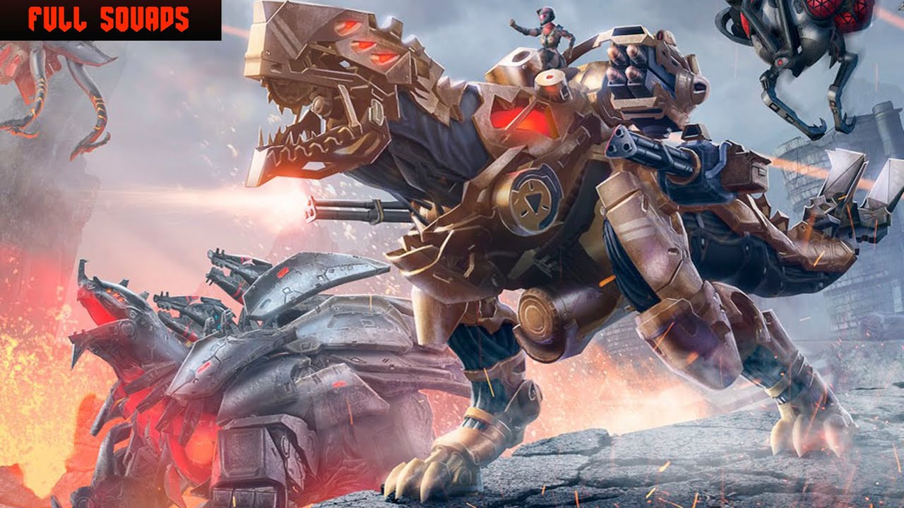 JMW. Dino War - Dinosaur squads battlefield