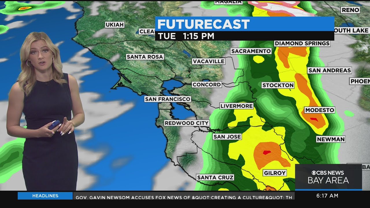 First Alert Forecast for Tuesday morning - YouTube