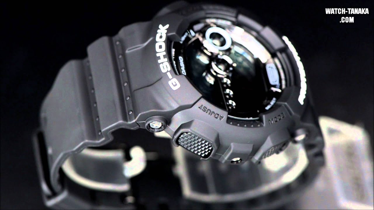 CASIO G-SHOCK Garish Black GD-100BW-1JF カシオガリッシュブラック 