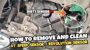 HOW TO REMOVE AND CLEAN AUTOMATIC TRANSMISSION SPEED SENSOR | REVOLUTION SENSOR | P0720 P0722