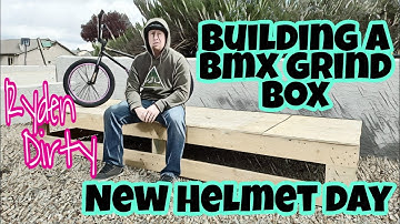 Building A BMX Grind Box and New helmet day